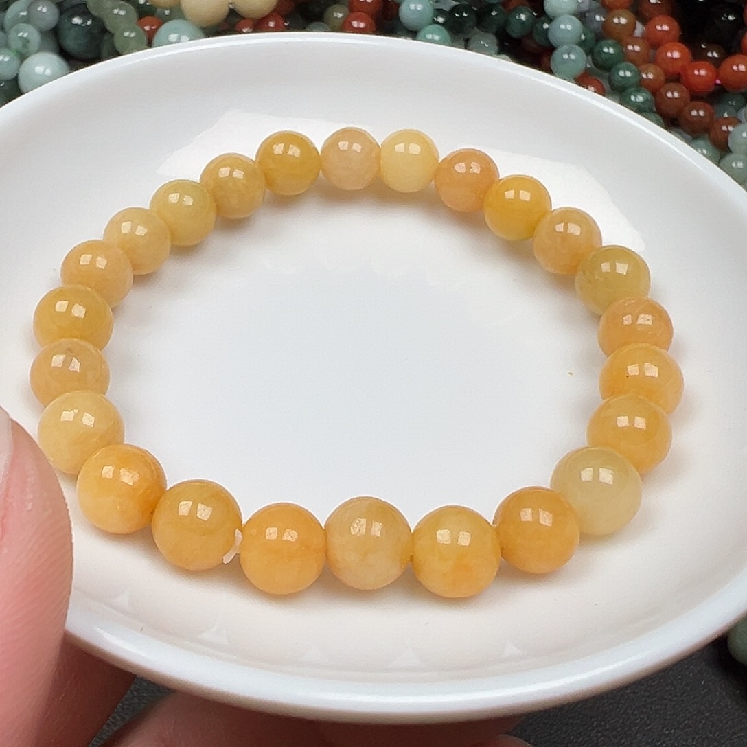 翡翠手链未镶嵌?**?货主老华