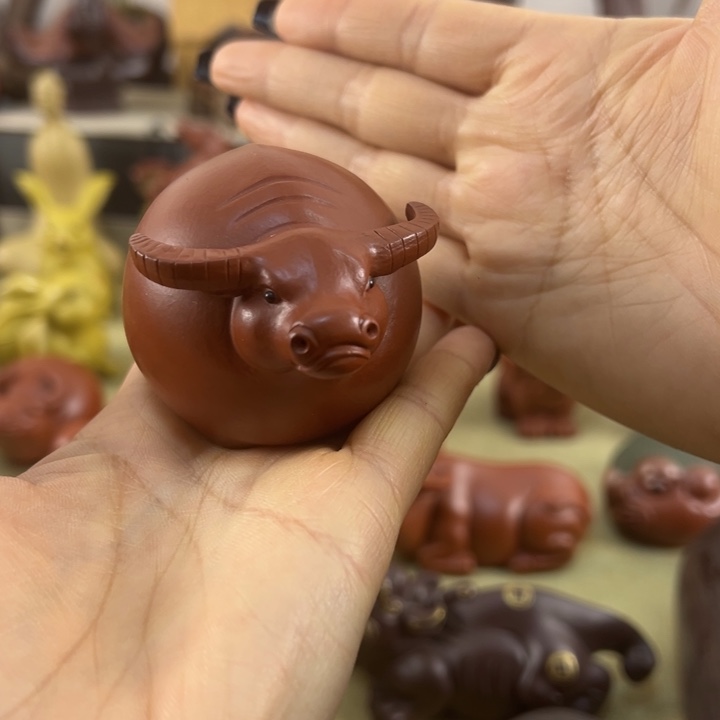 紫砂茶宠紫砂福牛