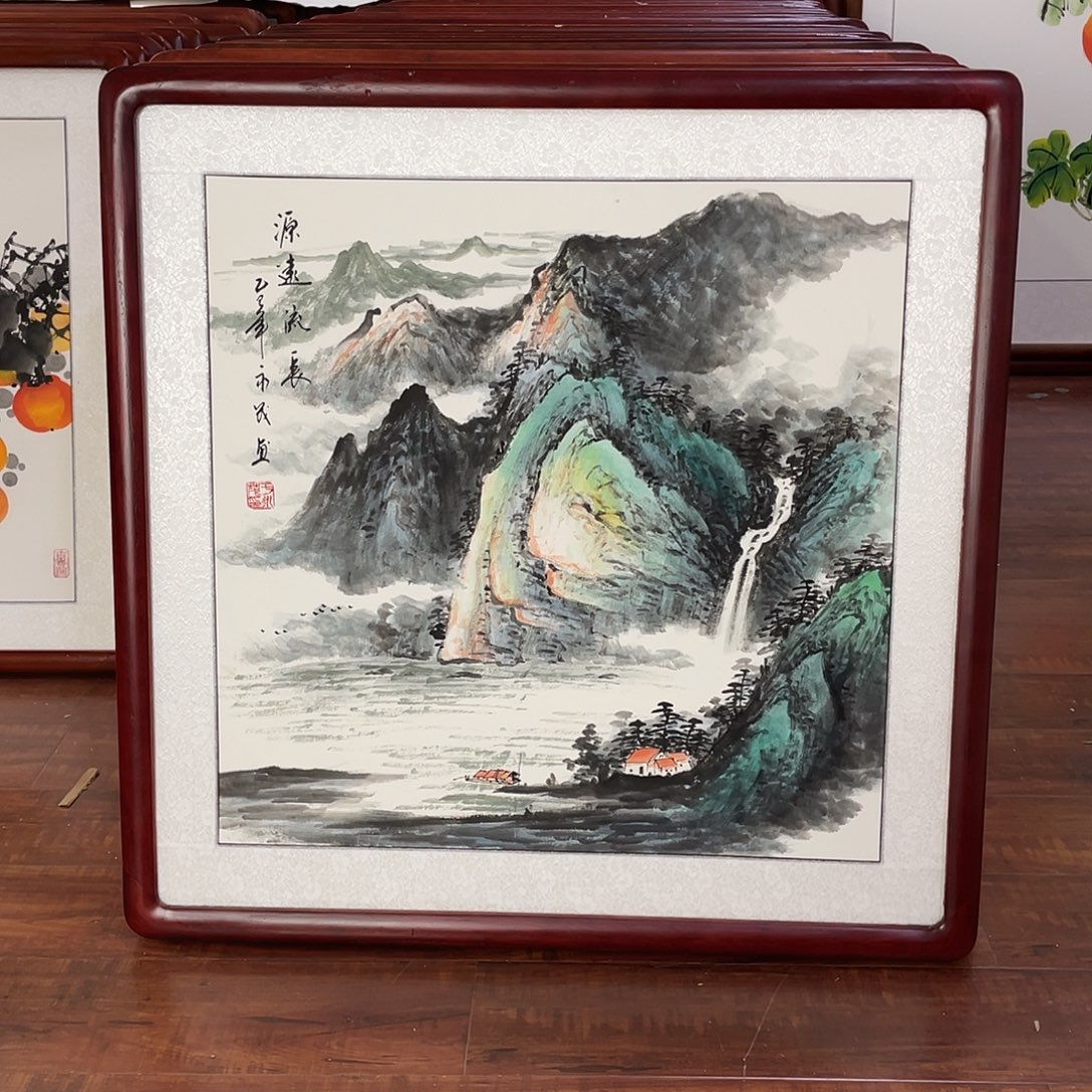 国画带框尺寸63*63厘米