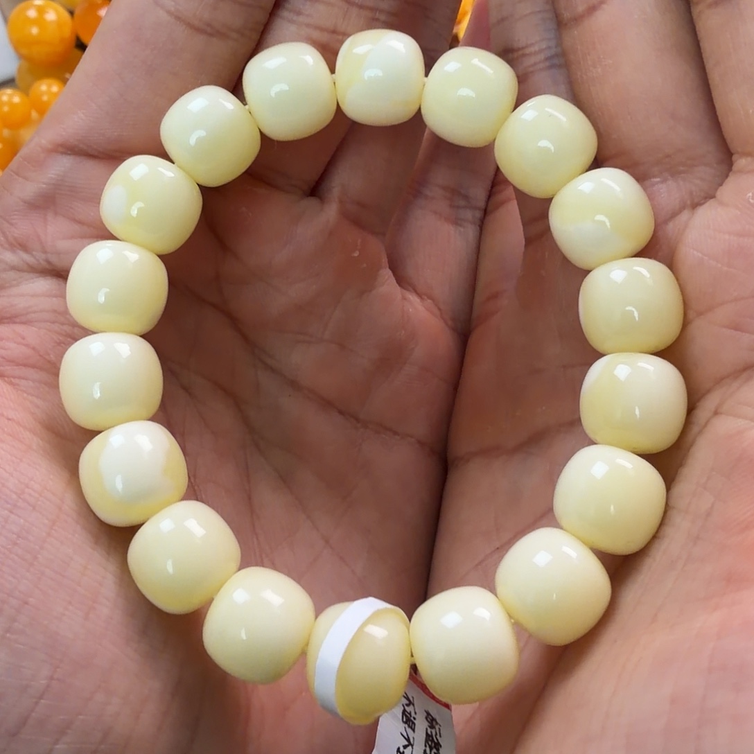 琥珀未镶嵌珠宝奇石12mm同料