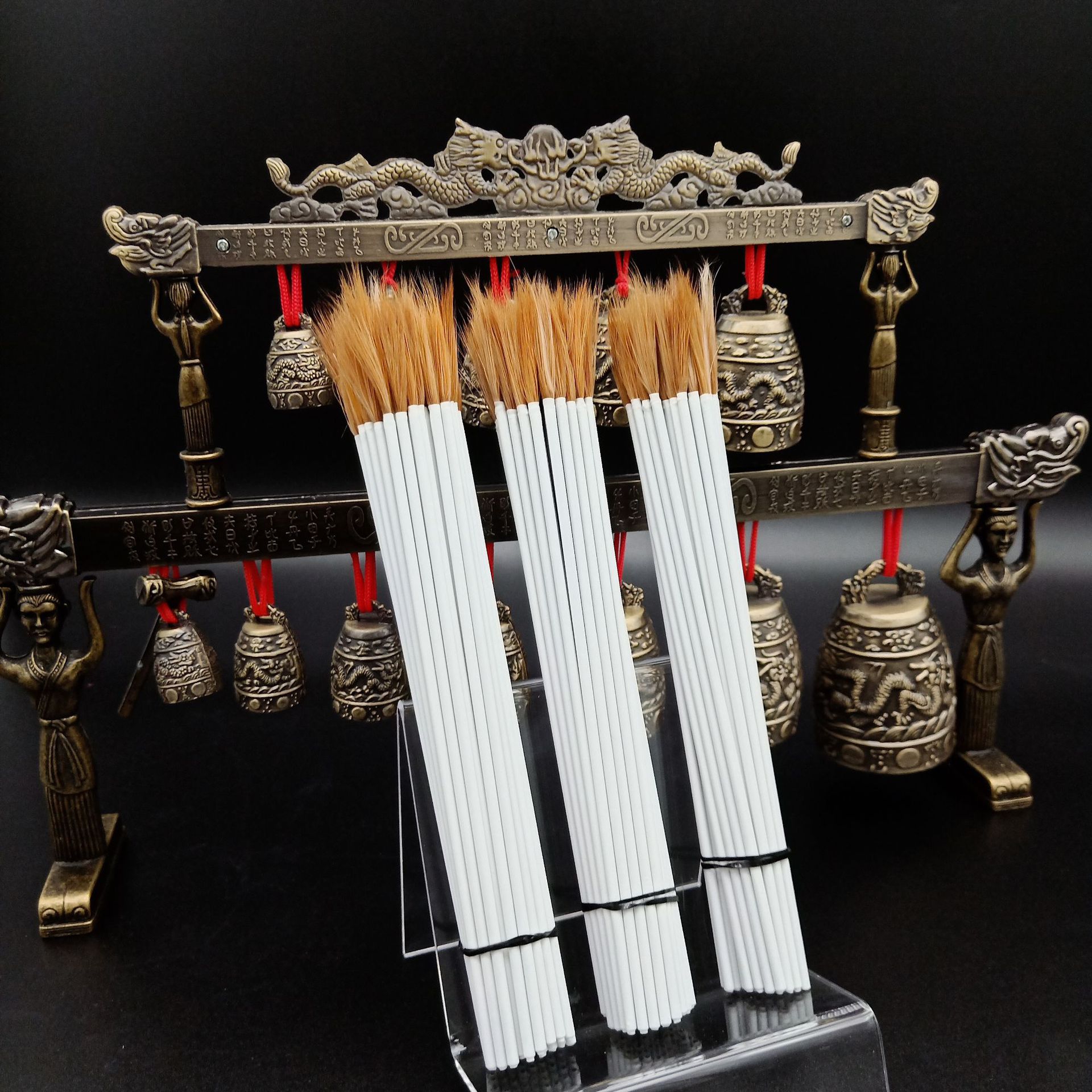 采耳工具钢管鸡毛棒掏耳朵手工精品采耳工具家用精品鸡毛棒