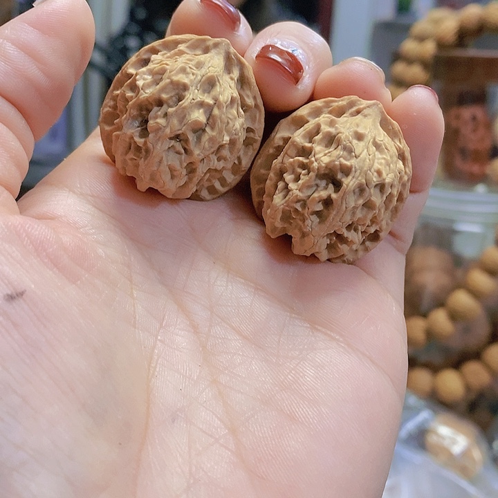 【闪购商品】文玩核桃把件30迷你苹果