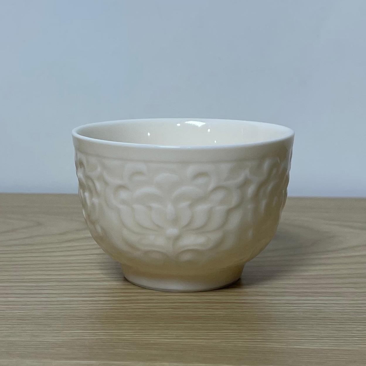 吾游茶器孩儿红莲花杯家用高档陶瓷茶杯主人杯