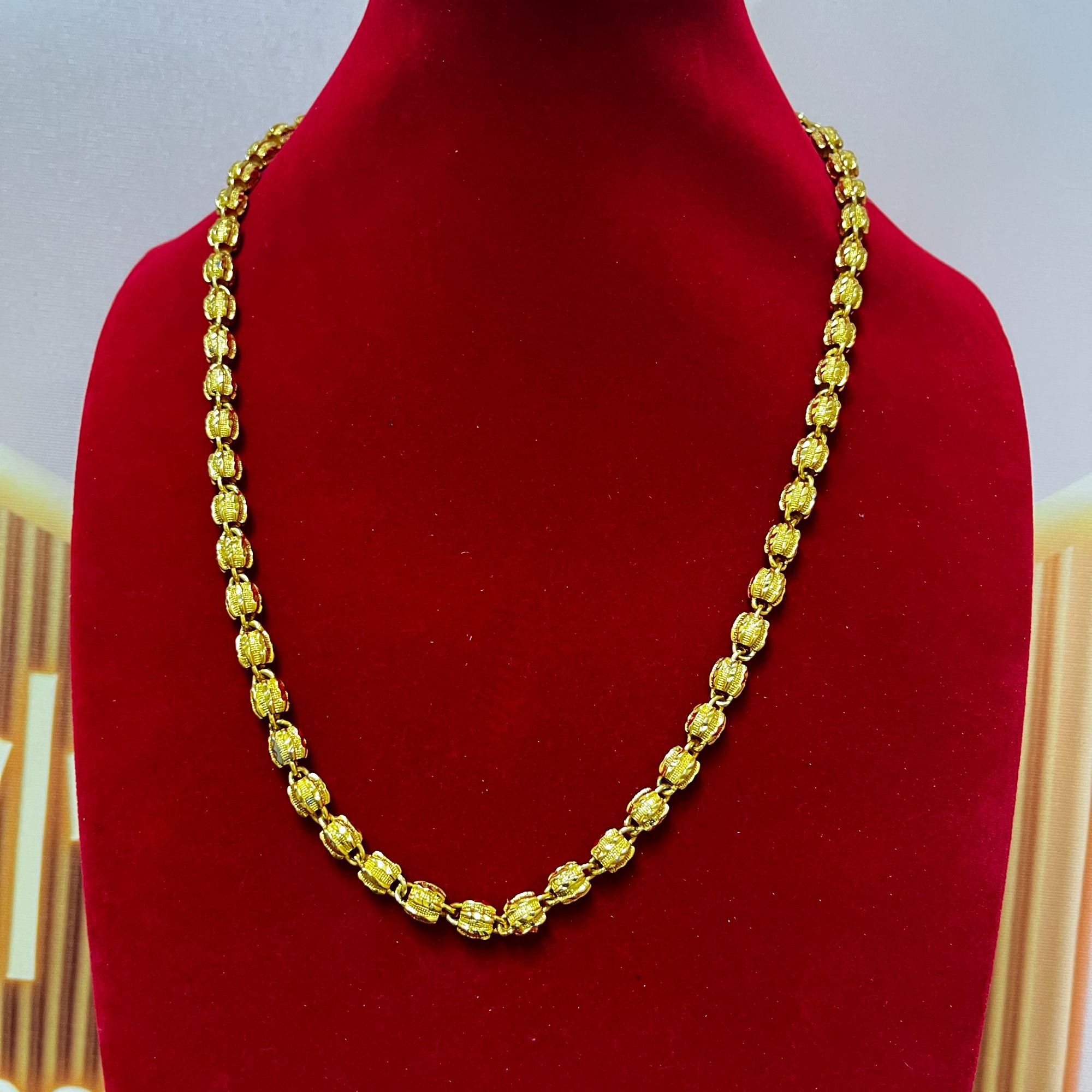 合金项链 【抖音好物】核桃项链 时尚项链男女同款