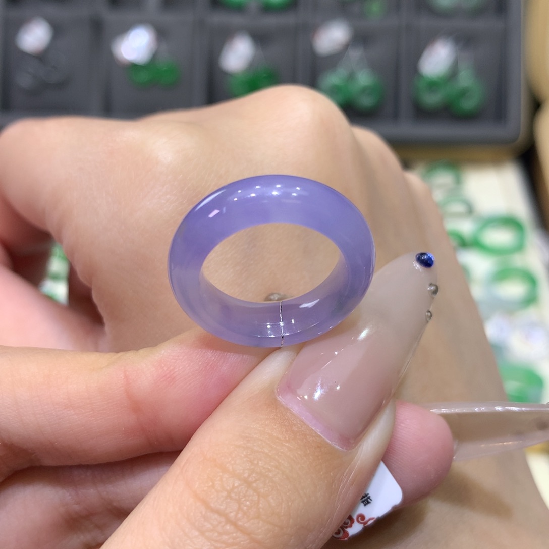 翡翠戒指未镶嵌10新货