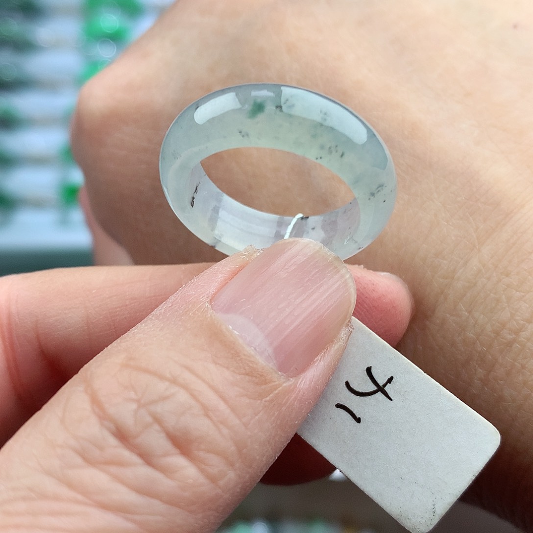 未镶嵌戒指翡翠14号