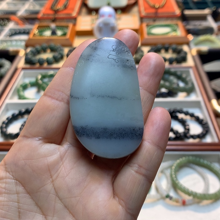 和田玉未镶嵌颈饰ᝰ****