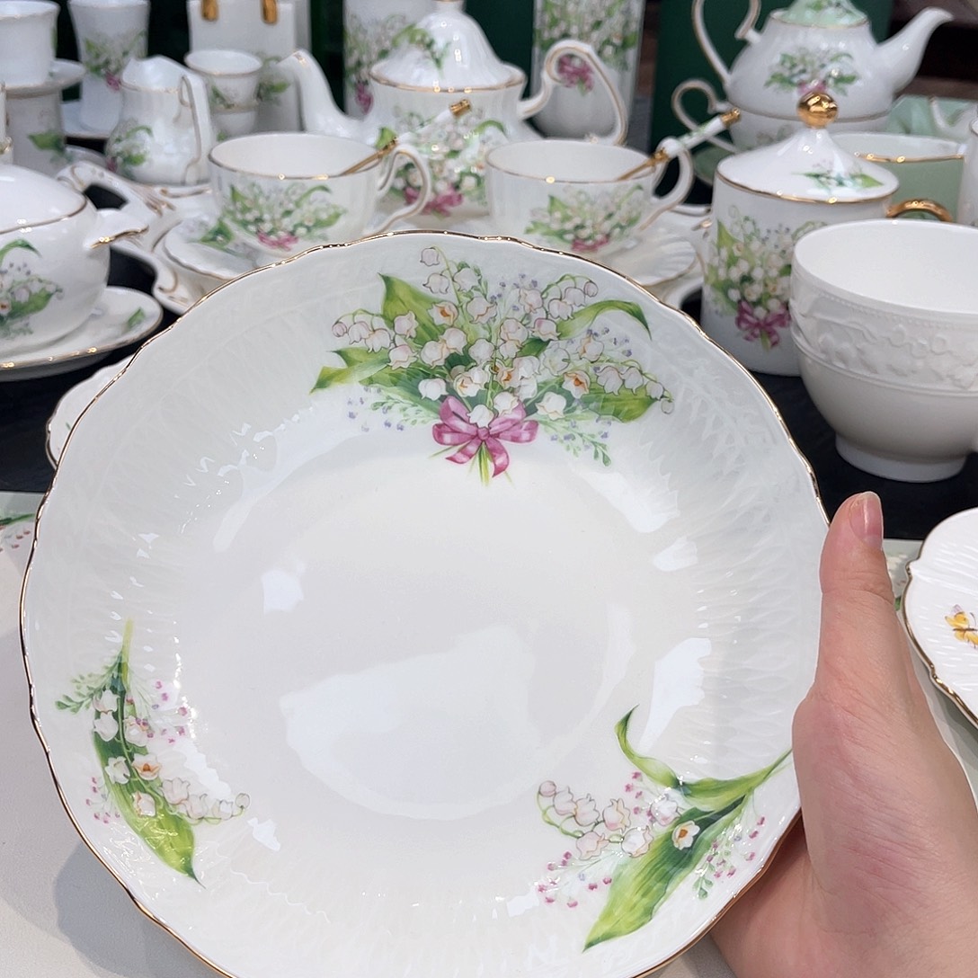 骨瓷汤菜盘————————-