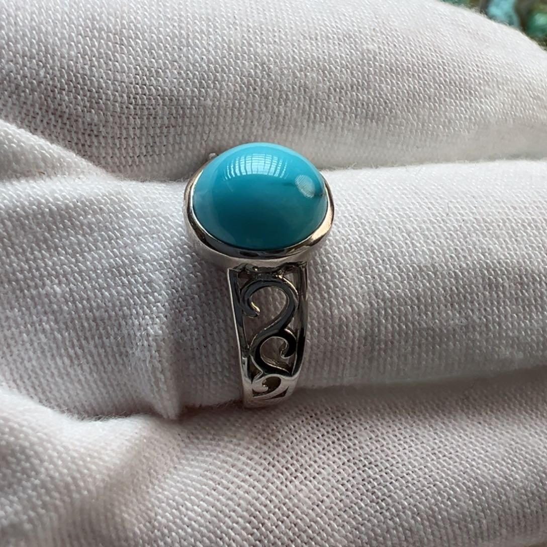 绿松石银S925镶嵌配饰