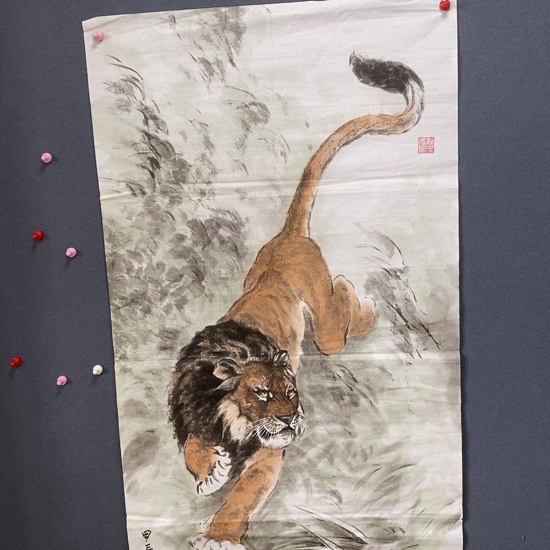 国画刘永志68/138手绘画芯