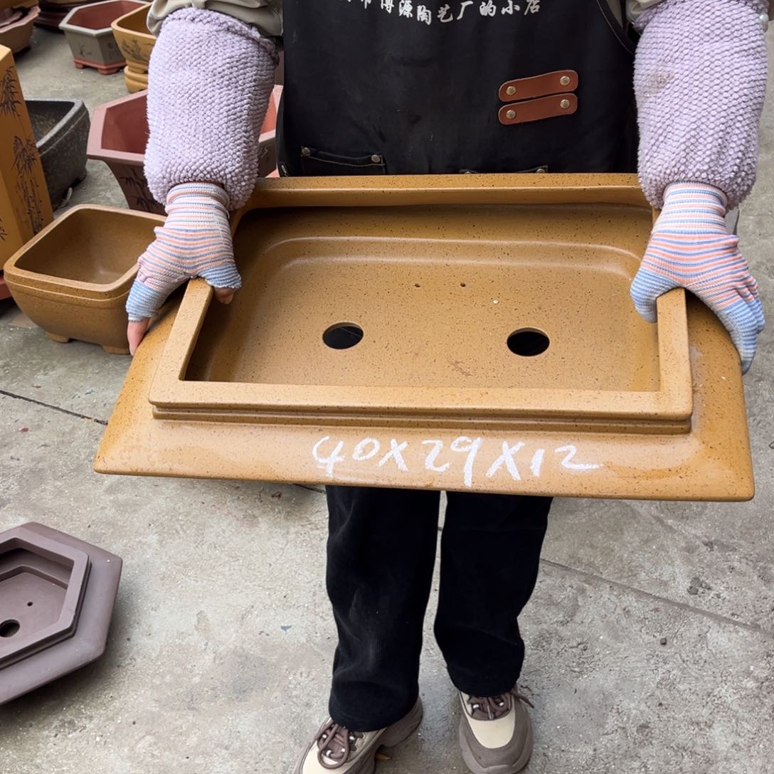 紫砂花盆盆景艺术