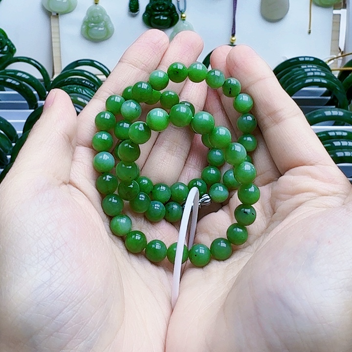 和田玉串珠未镶嵌