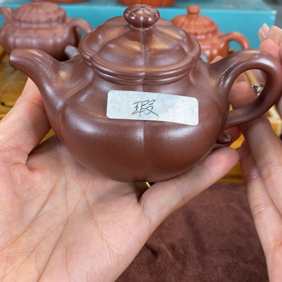 茶壶紫砂原矿泥料手工壶直播间