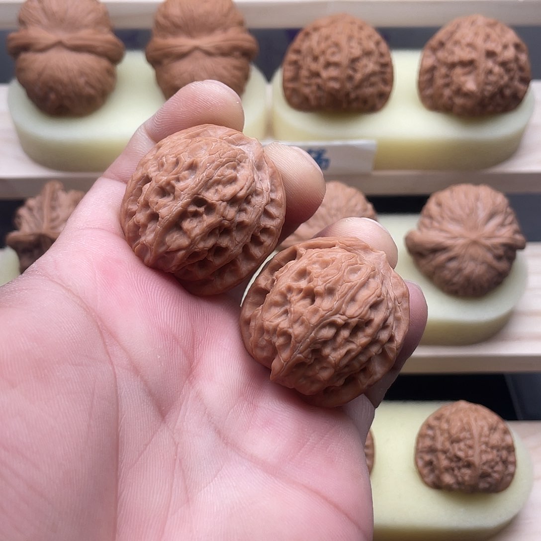 吊坠文玩核桃35龙眼骨质之王