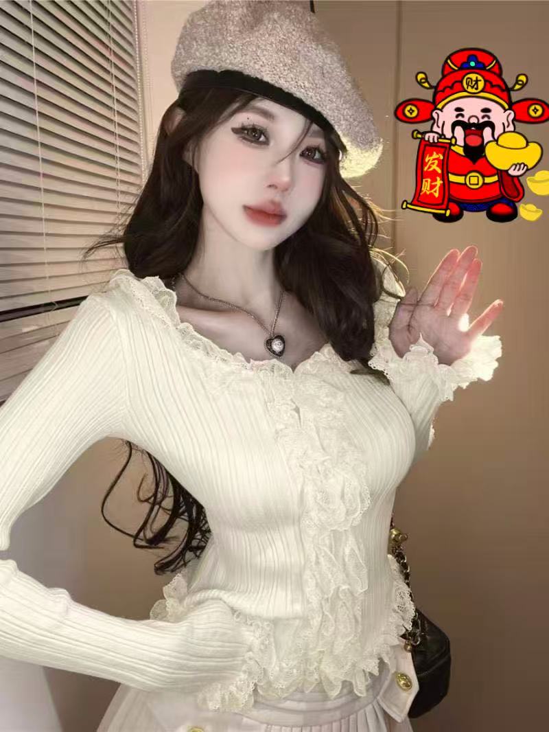 【田田家】甜辣风小个子短款设计感秋冬季气质显瘦时尚上衣系列