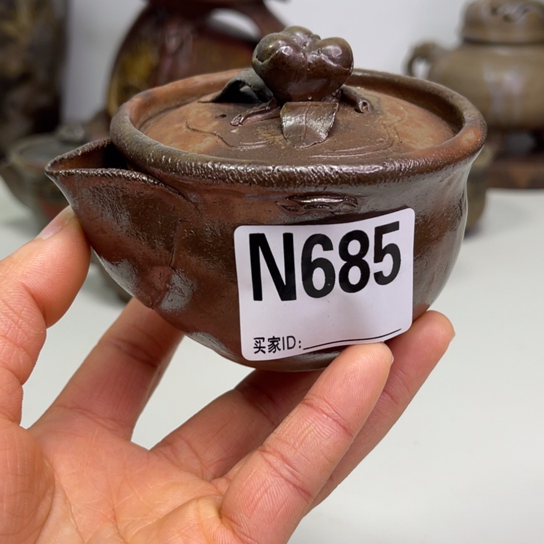 备前烧作品（宝瓶水台窑裂