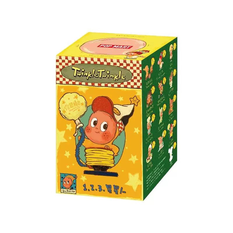 【代拆盒】123！星星人系列潮玩盲盒手办