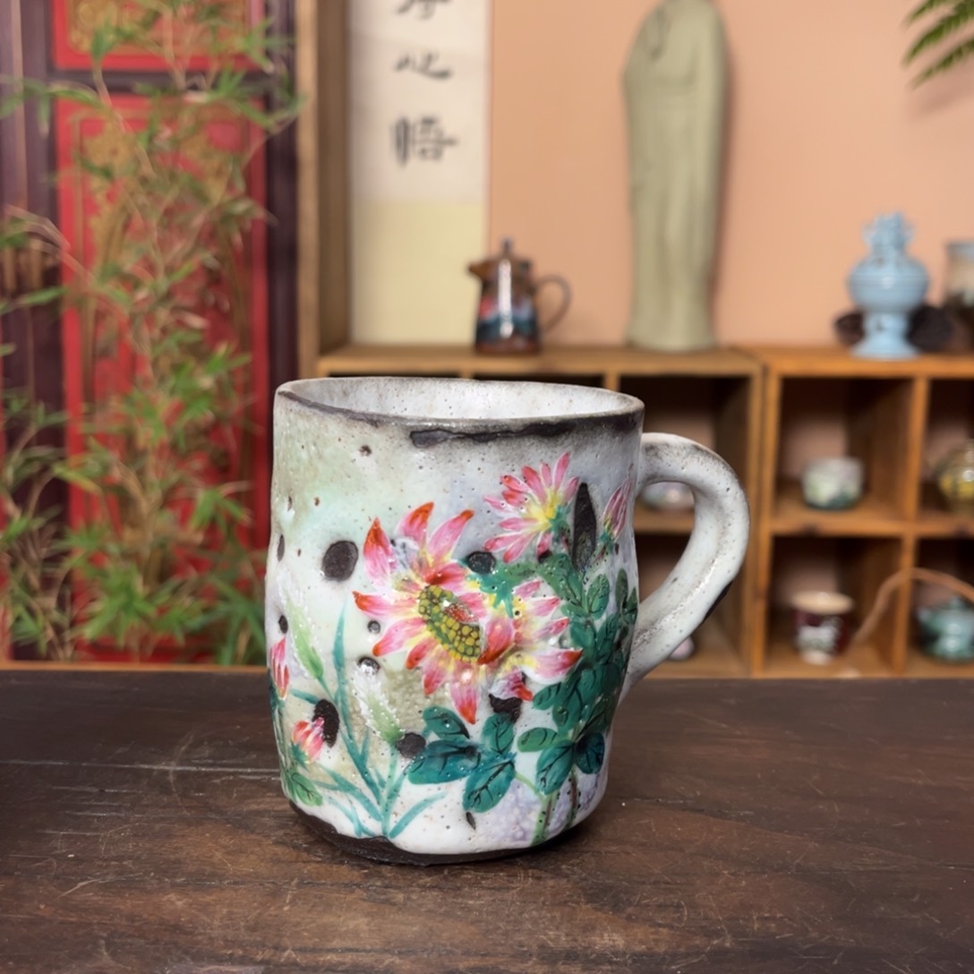 杯景德镇纯手工手绘陶瓷