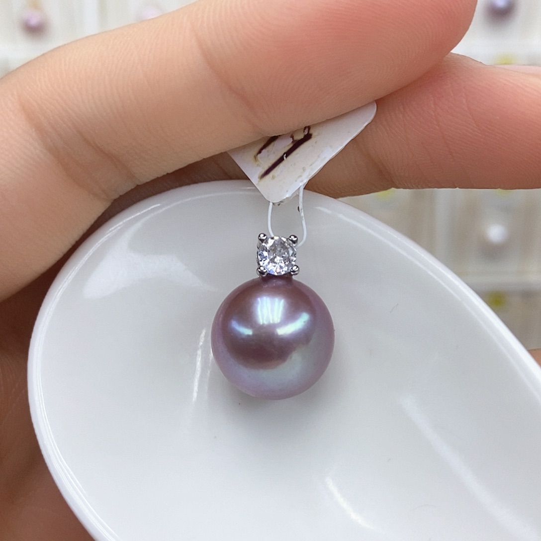颈饰合金淡水珍珠