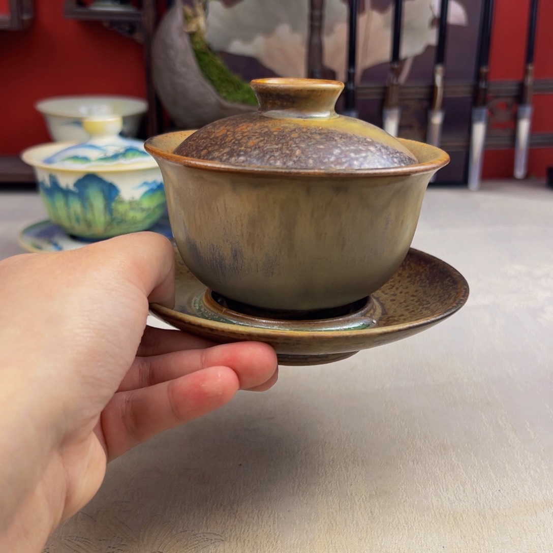 杯纯手工柴烧主人杯