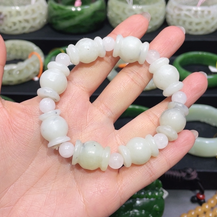 和田玉手链未镶嵌