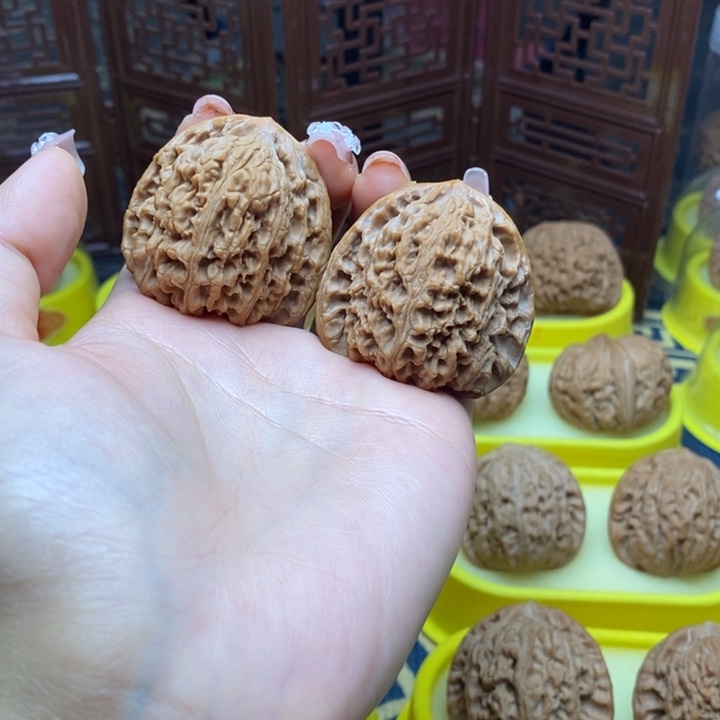 把件文玩核桃三角疆