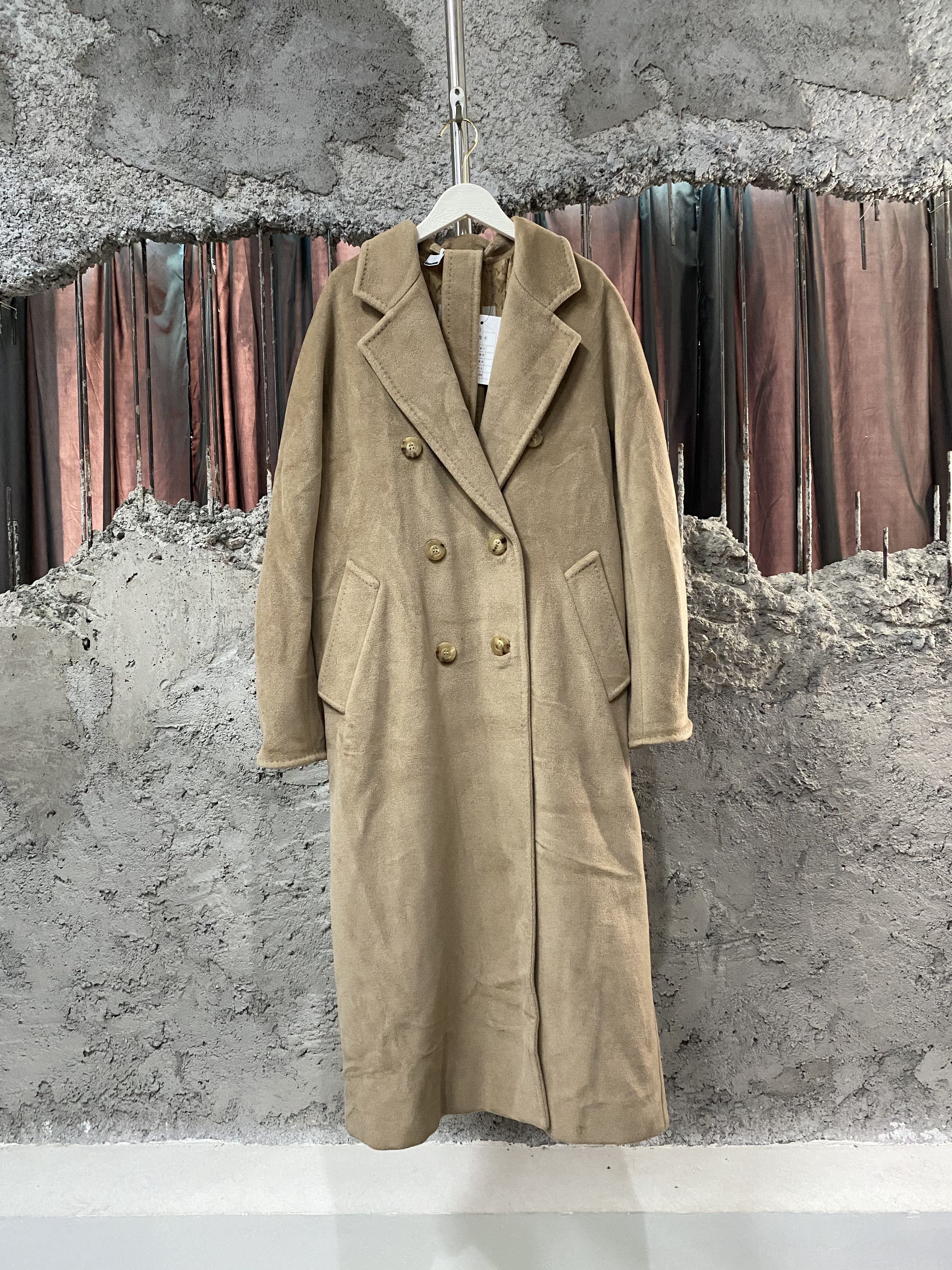 99新 MaxMara 驼色大衣/36码