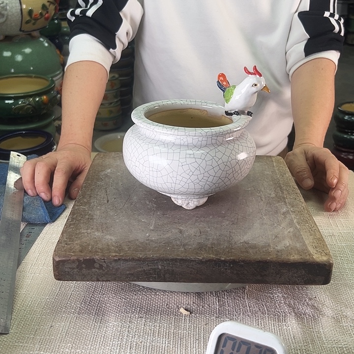一***茄泳坤堂石湾花盆陶瓷