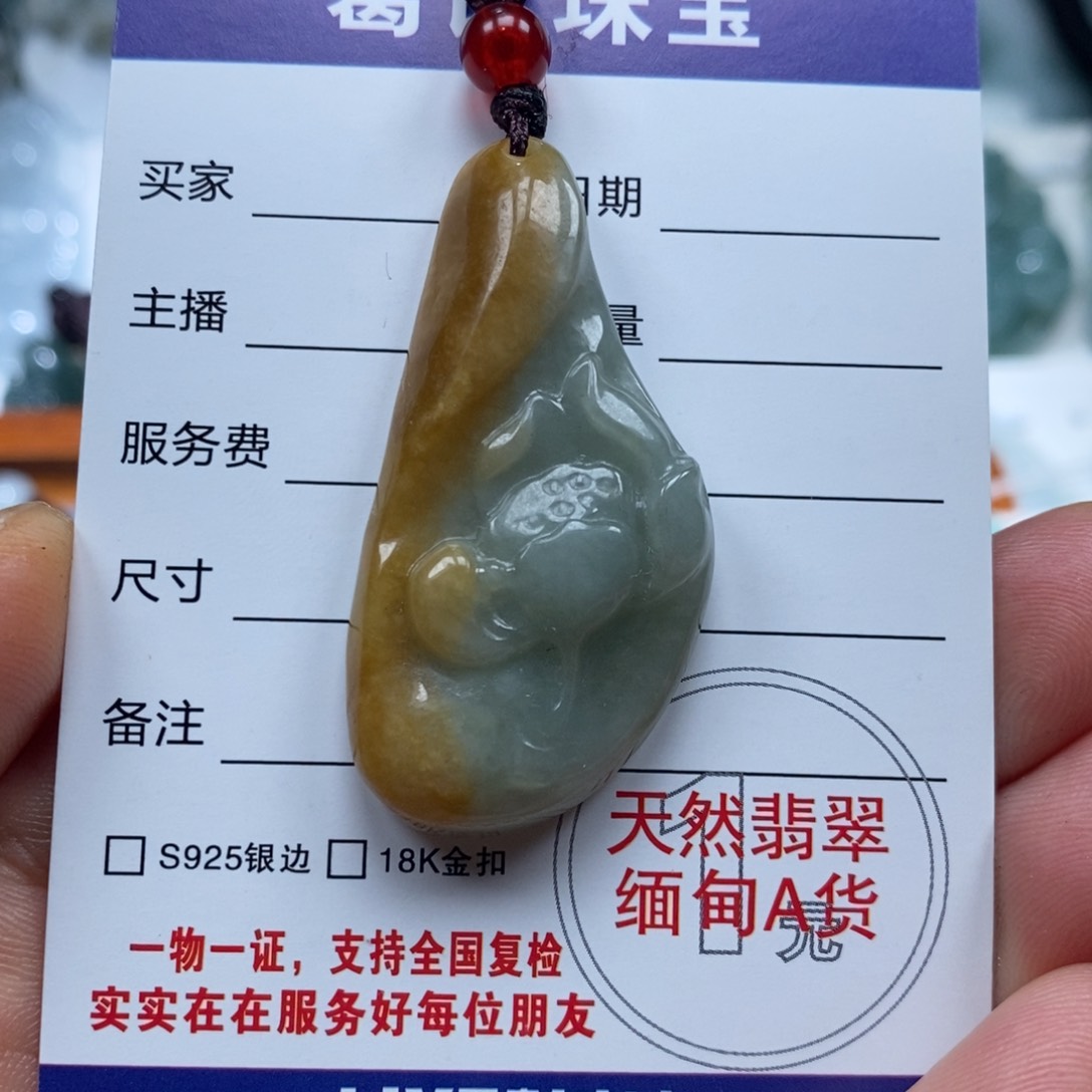 翡翠颈饰未镶嵌翡翠1