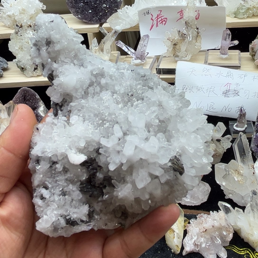 水晶未镶嵌珠宝半成品