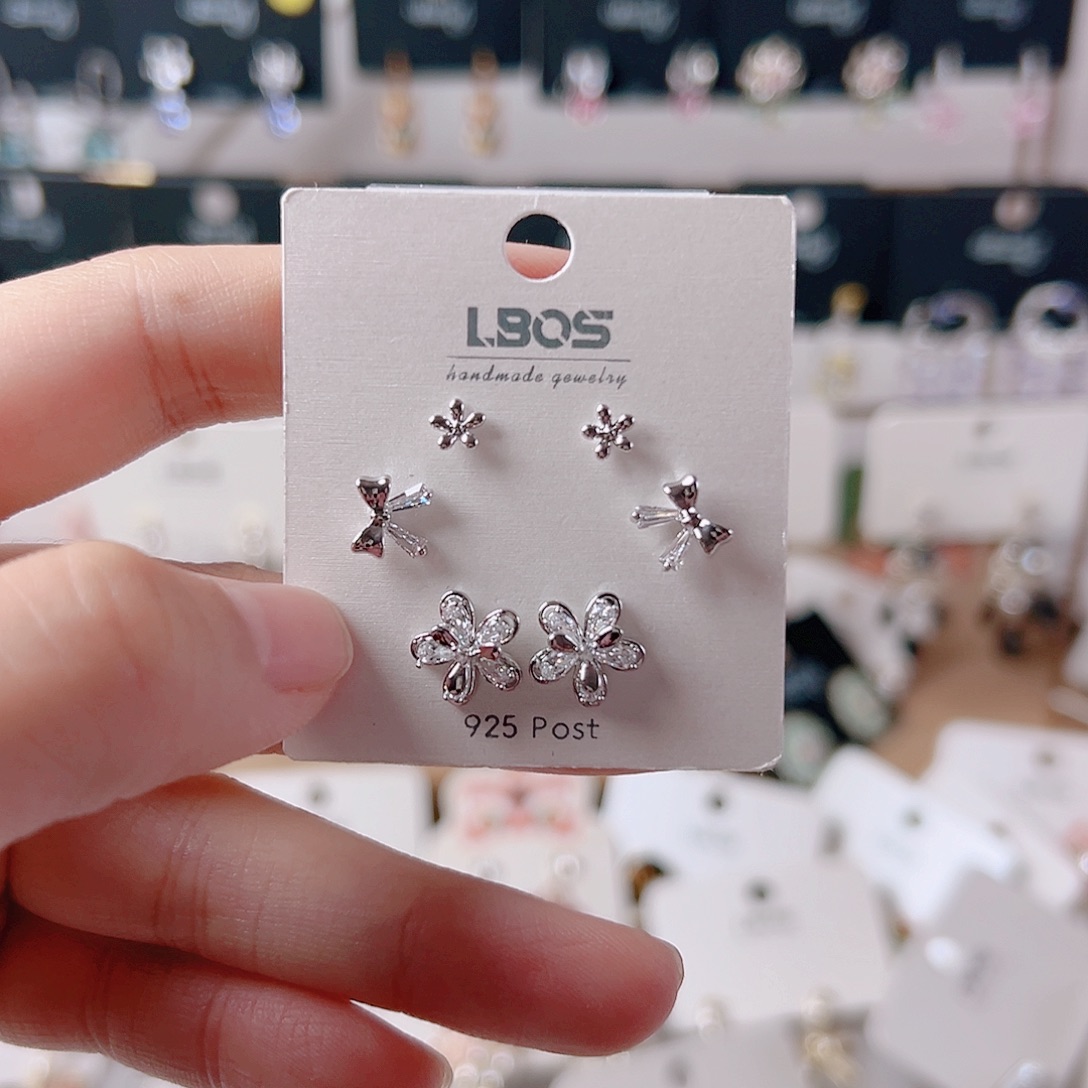 锆石纯铜合金耳环的