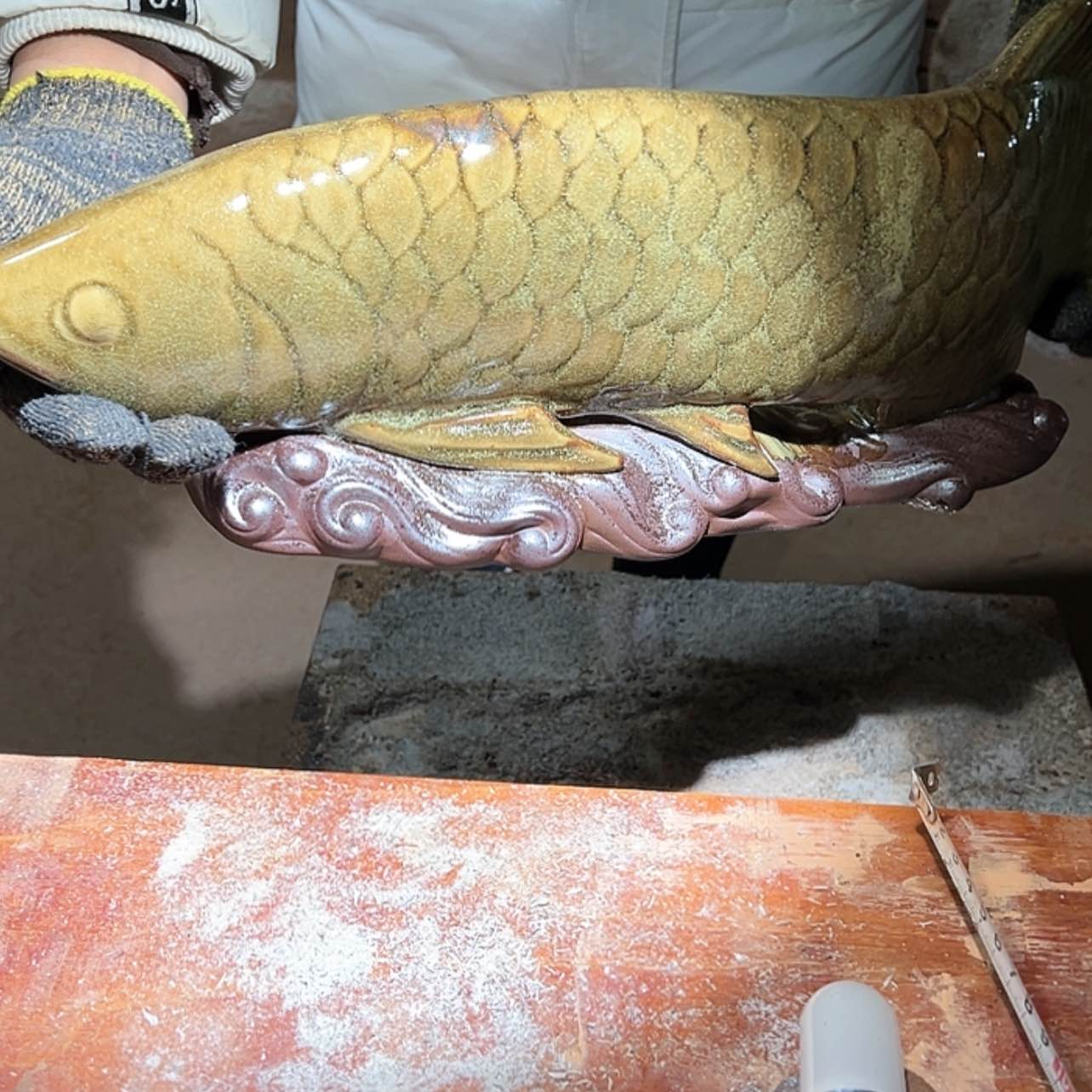 【闪购商品】茶盏柴烧金龙鱼……