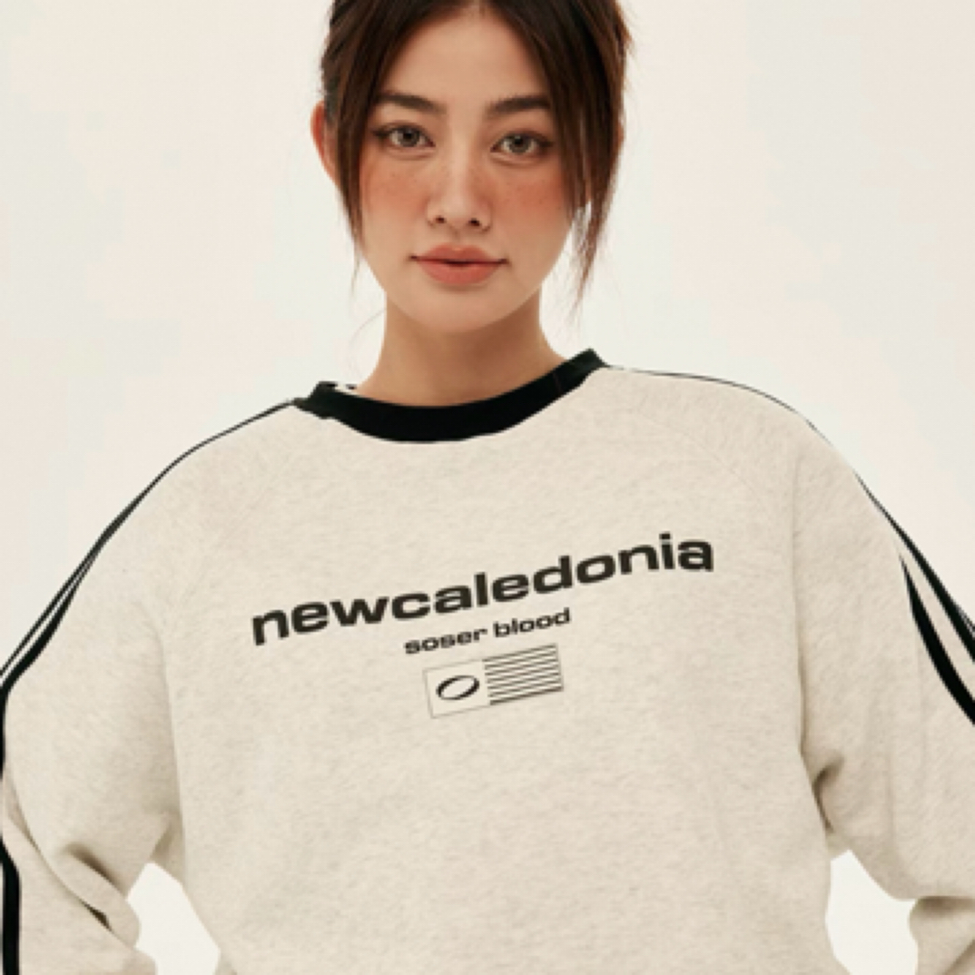 SOSER 重磅440g加绒 秋冬美式复古圆领卫衣男士女生情侣国031