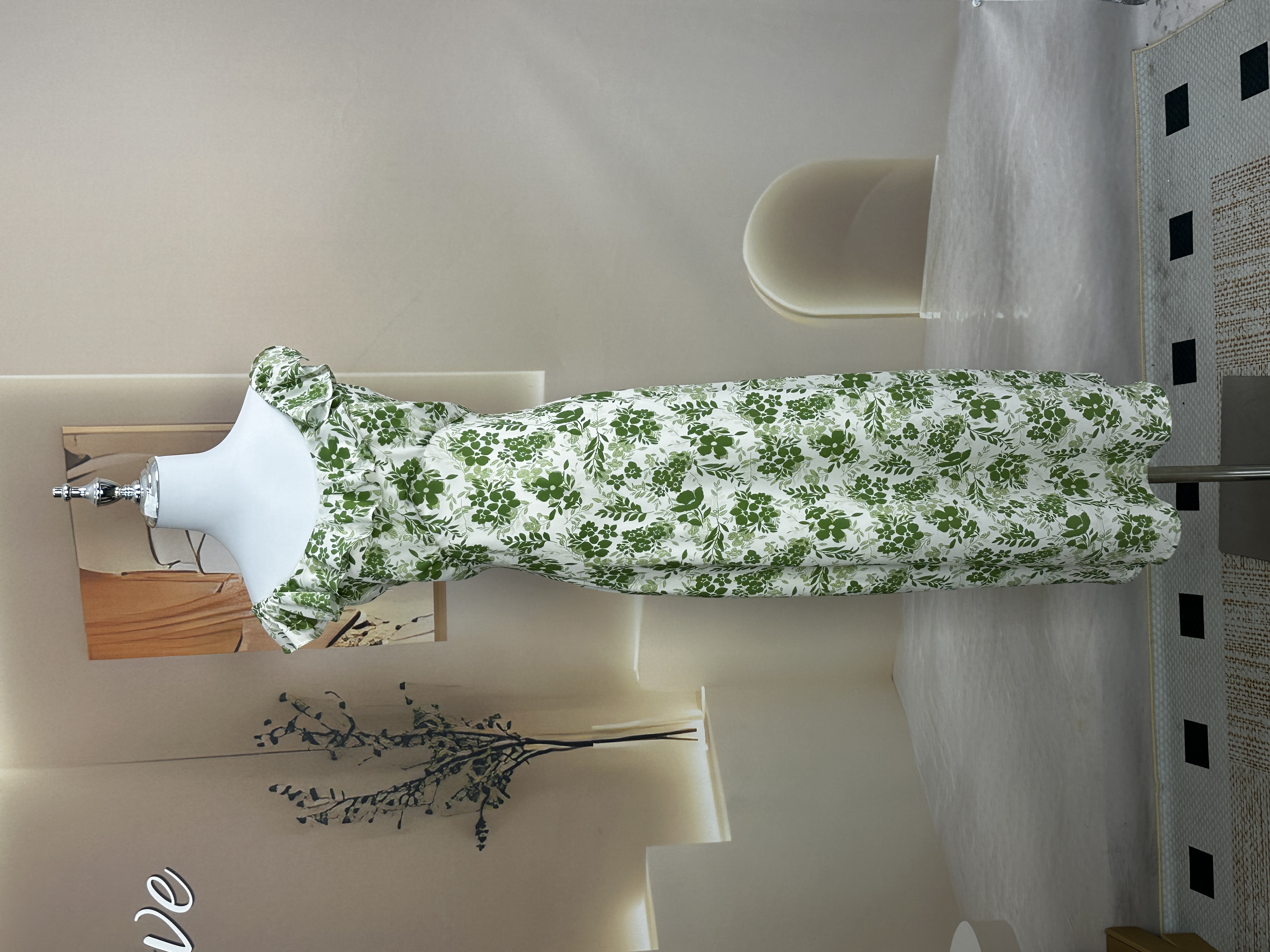 【粉丝福利】碎花公主风设计师法式印花长裙连衣裙修身气质夏季