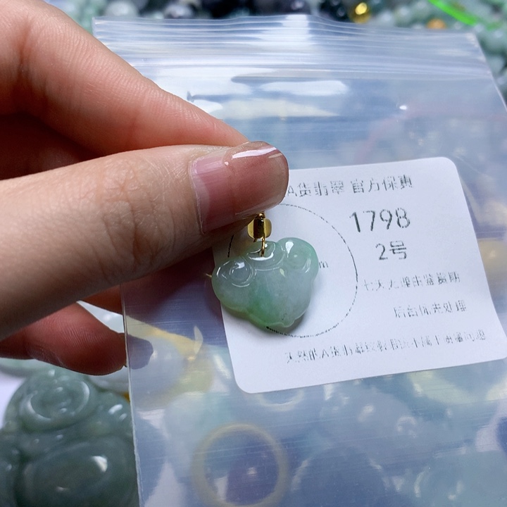 翡翠颈饰未镶嵌翡翠