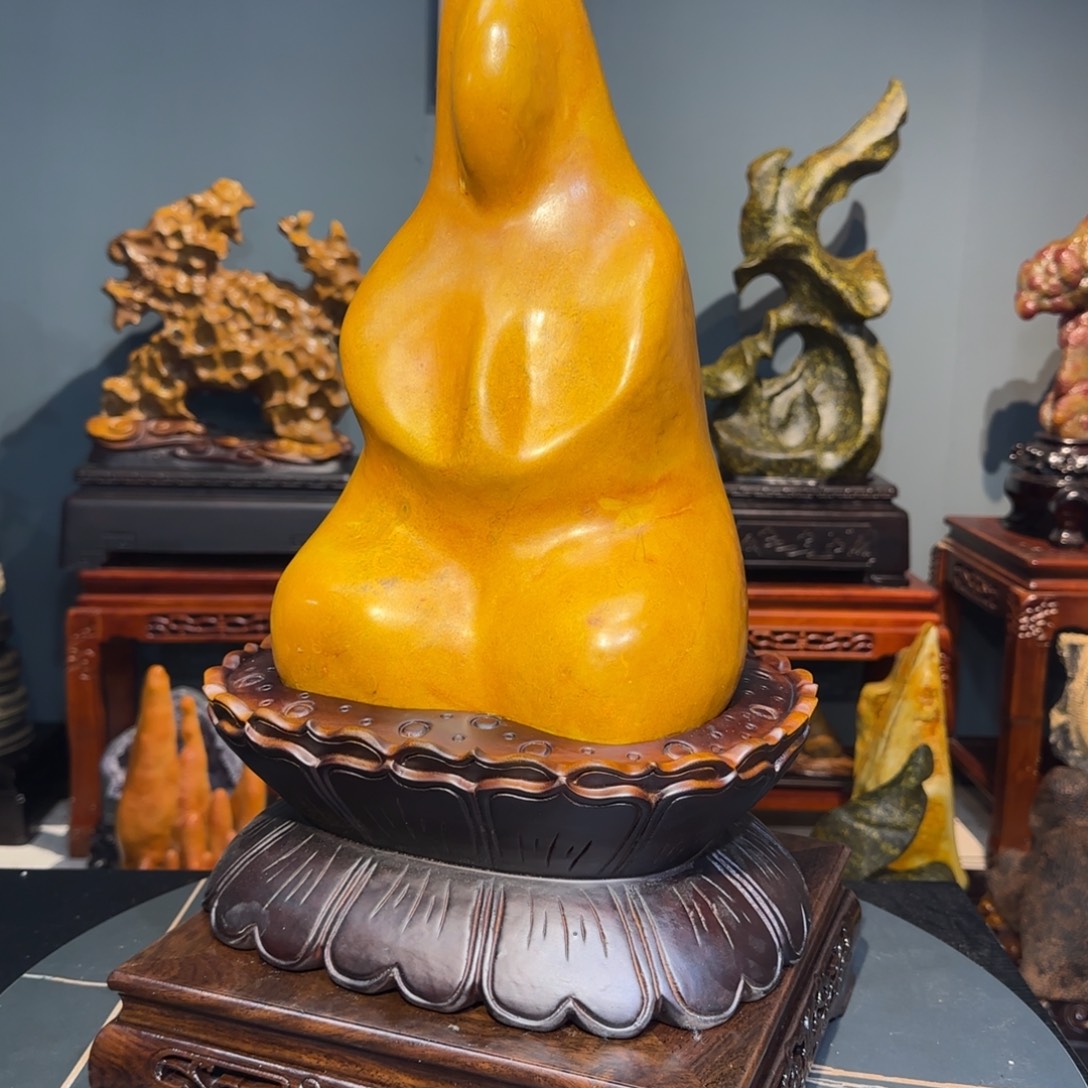 舒***馆石材北丹精品摆件