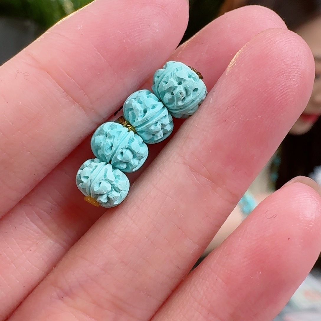 绿松石珠宝奇石未镶嵌