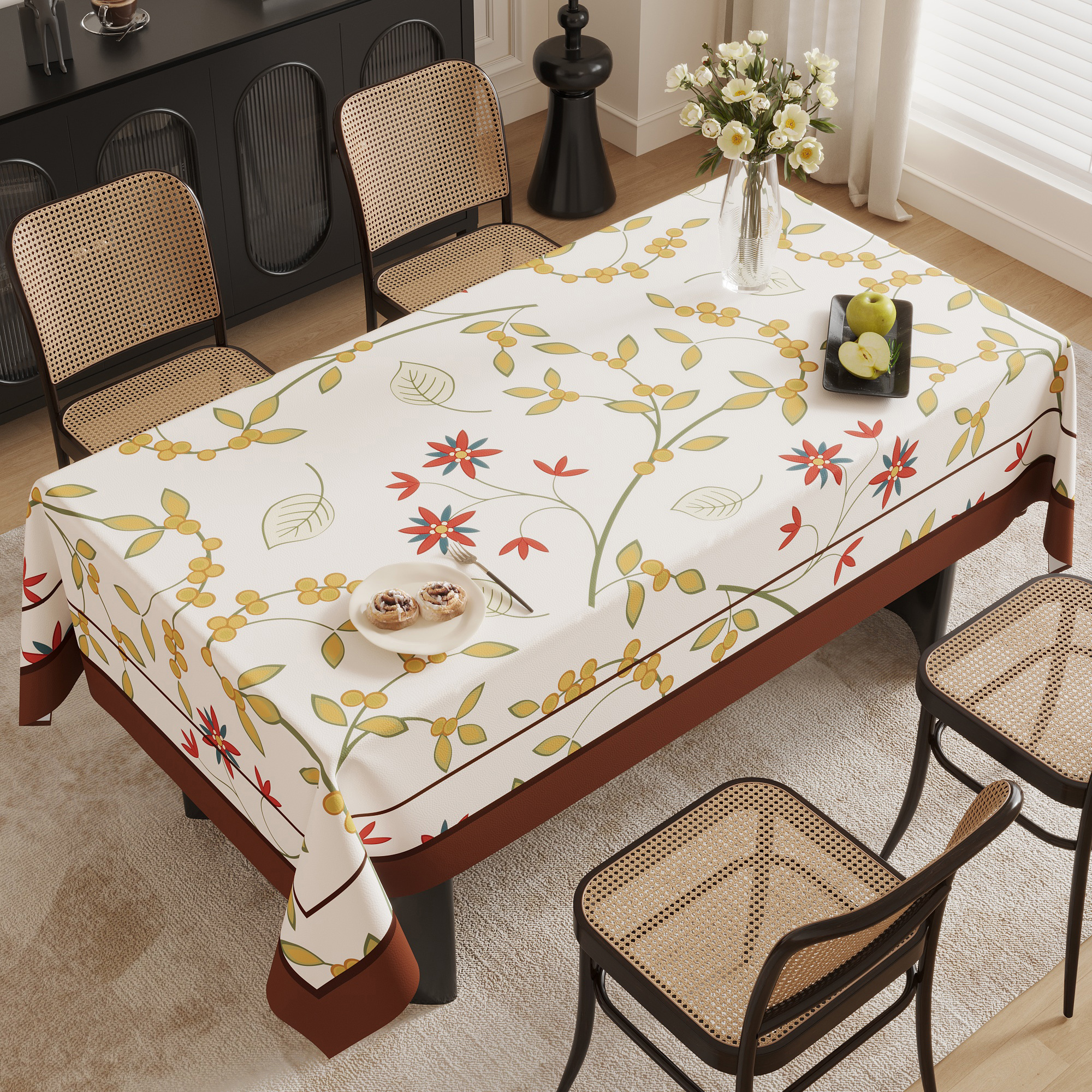 桌布客厅防油防水又防烫2025年新款餐桌茶几新款流行长方形餐桌布