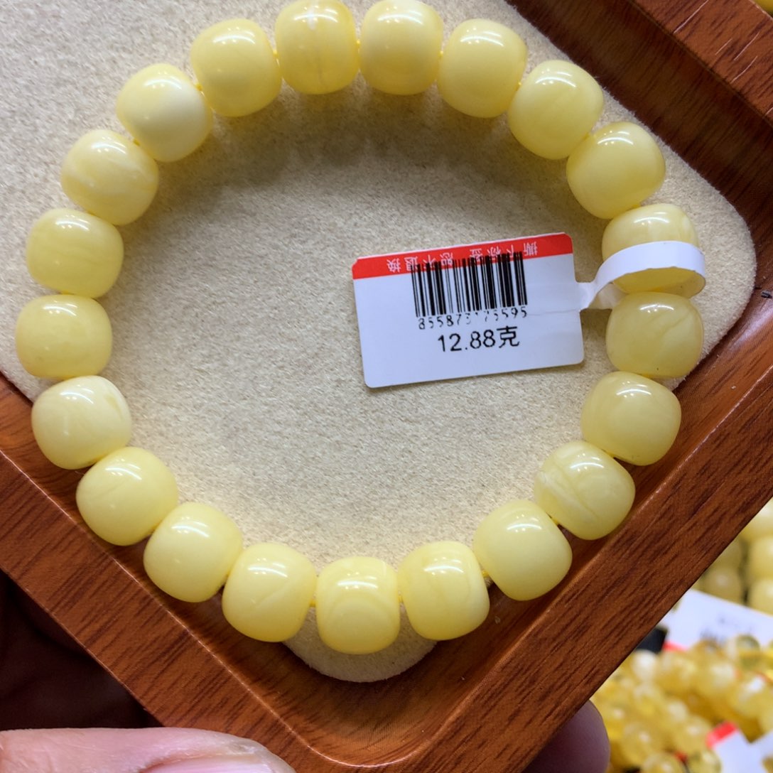 蜜蜡手链未镶嵌蜜蜡