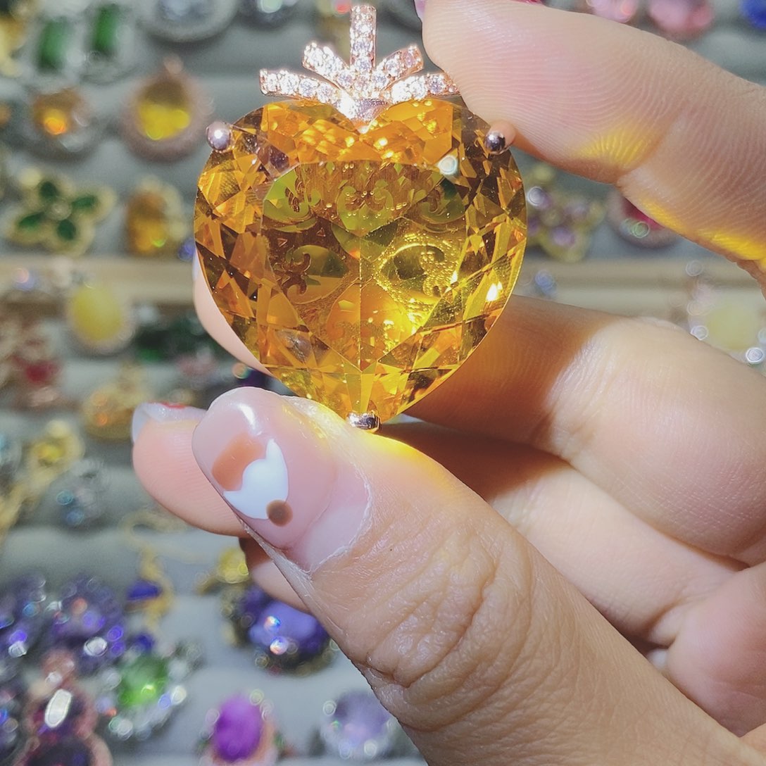 【闪购商品】托帕石耳饰银S925镶嵌