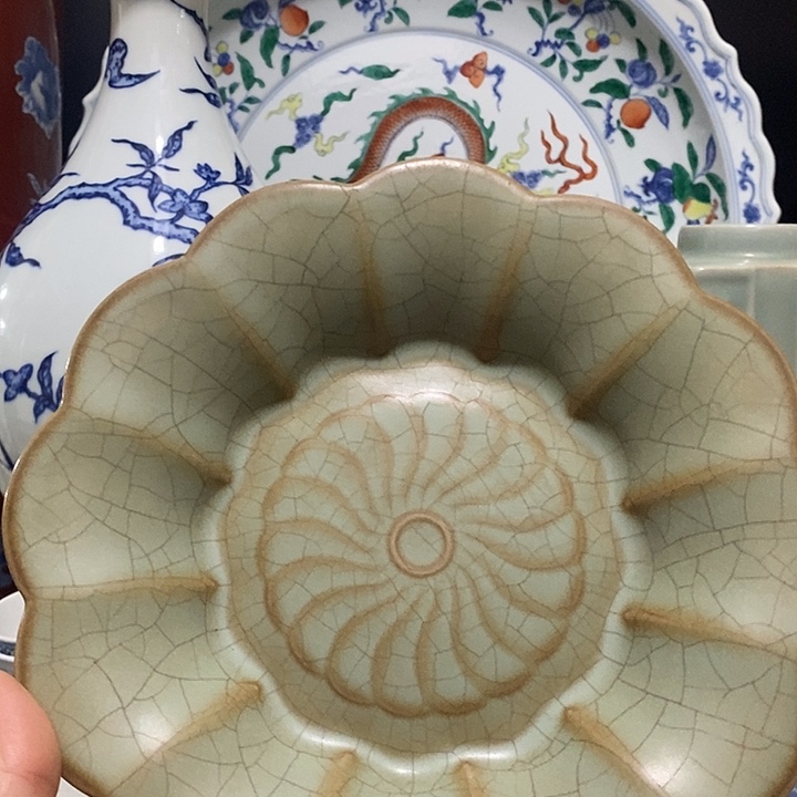 陶青花瓷器精品一个