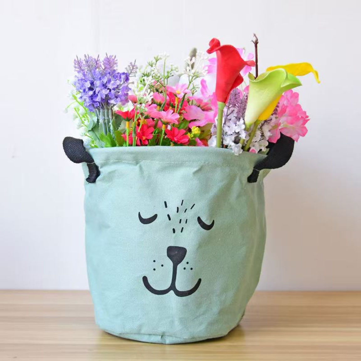 20升卡通小圆筒颜色随机发收纳袋