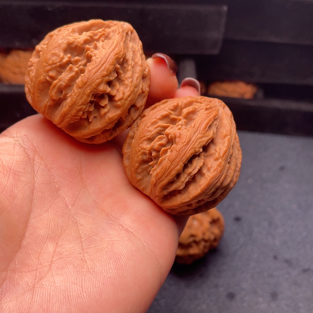 蒙***骑吊坠文玩核桃秦岭核桃24