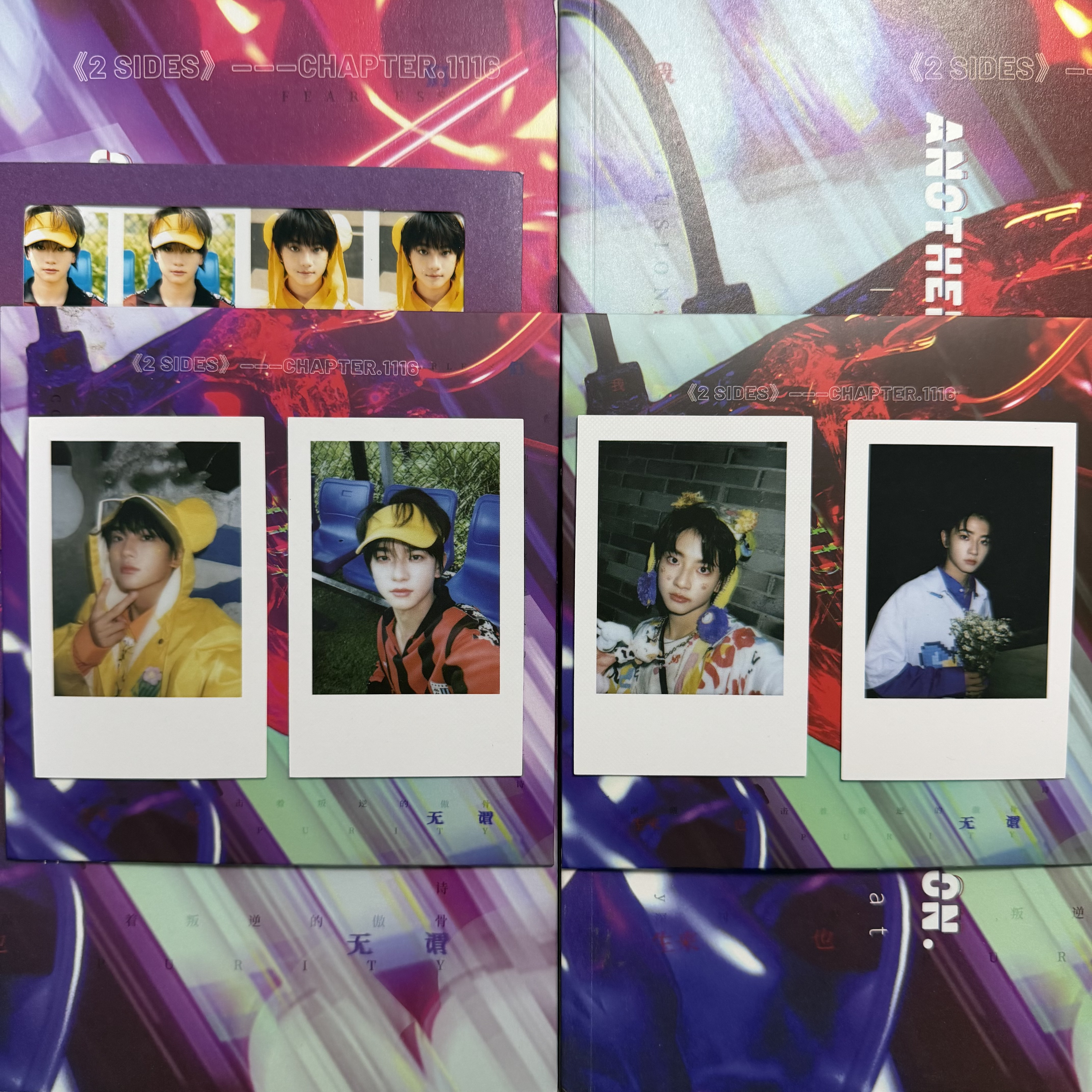 （标价直拍）穆祉丞超稀有2s无卡全套+4拍立得一键毕业