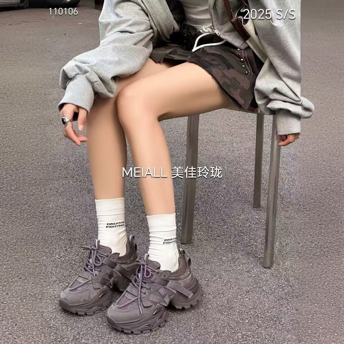 女款小蛮腰老爹鞋63592