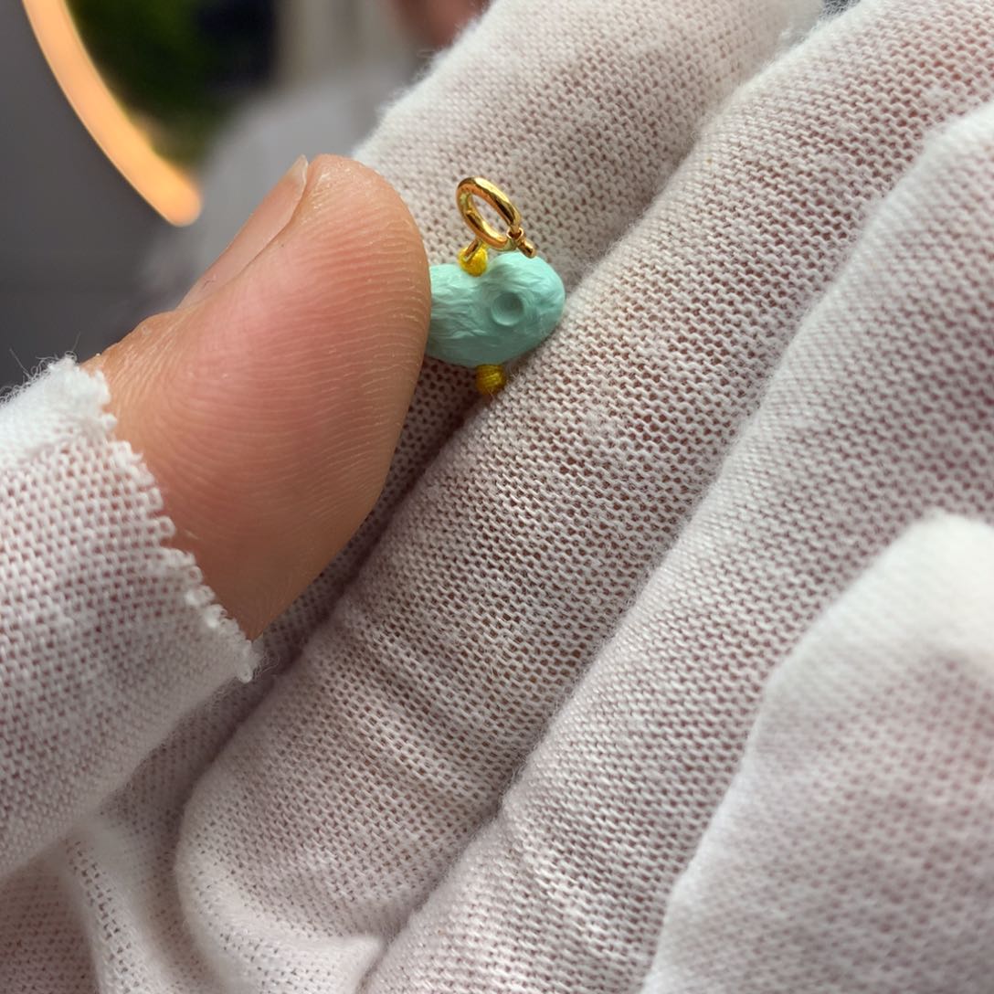 绿松石挂件未镶嵌