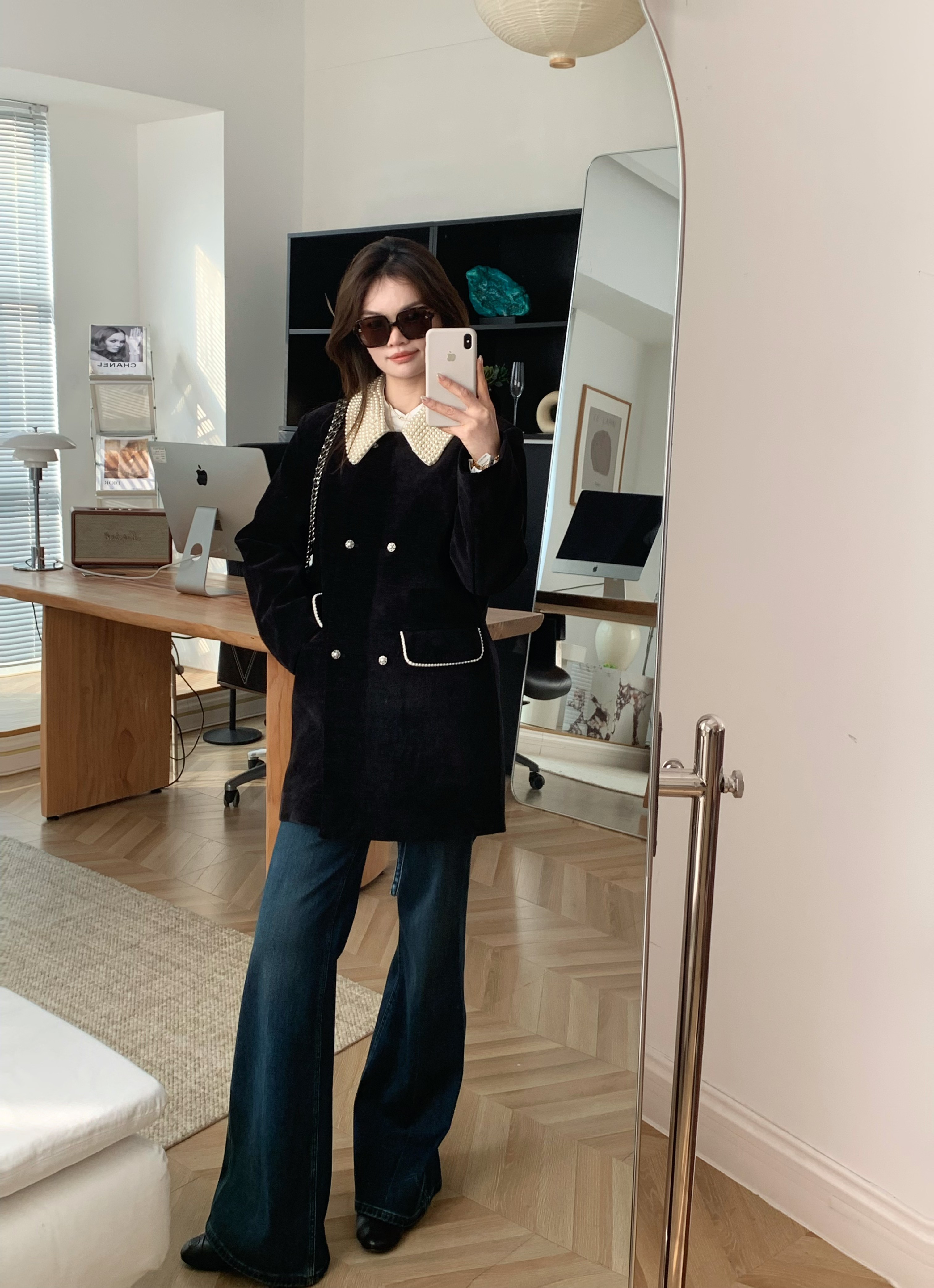 专柜品质！！小香加厚外套3185