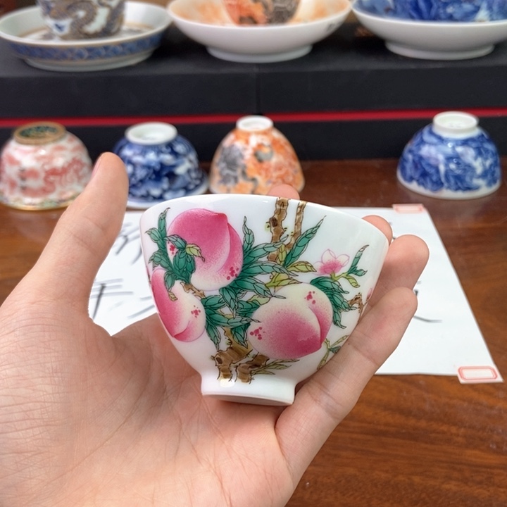 杯景德镇手绘陶瓷艺术