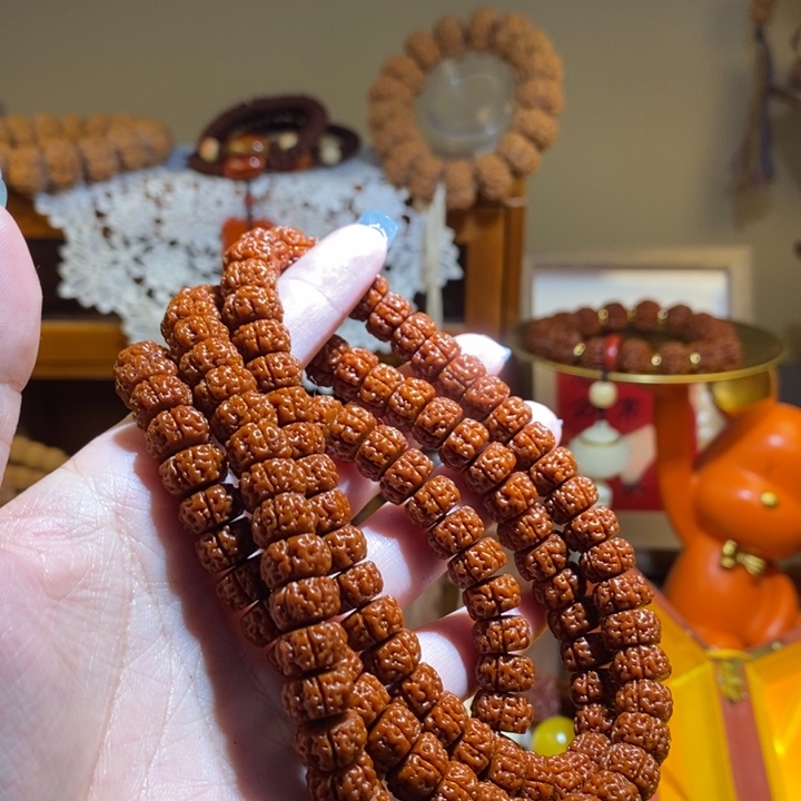 金刚菩提手串105玉华纯血老树王108一物