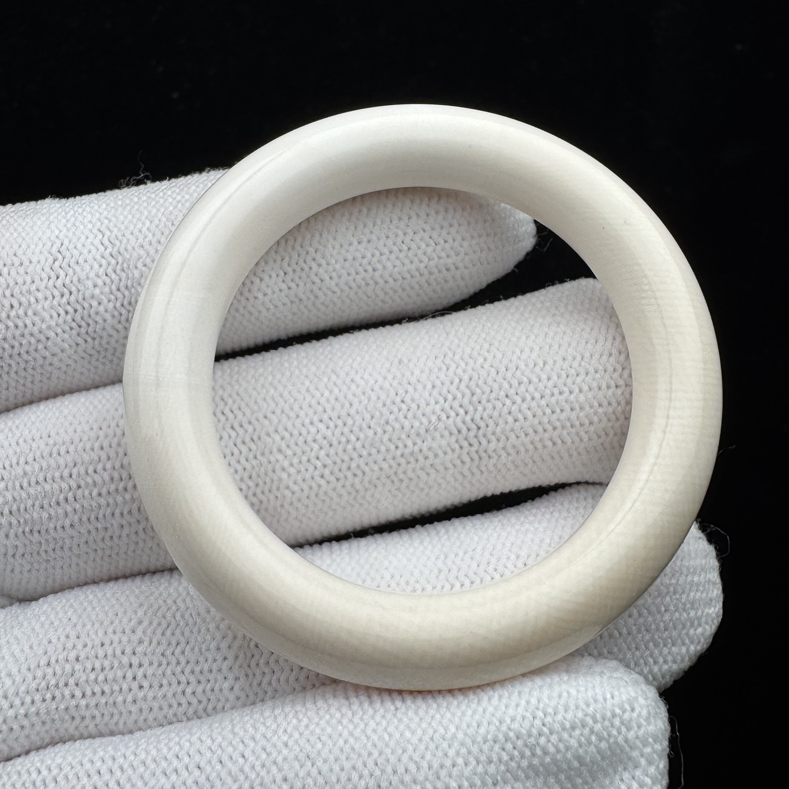 E4117天然猛犸牙 手扣36*50*8mm 支持鉴定 假一罚四